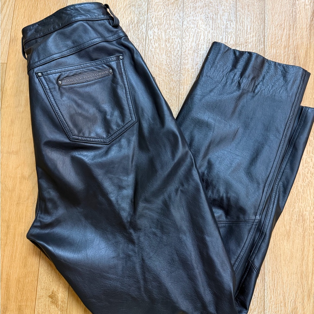 Harley-Davidson Black Leather Pants